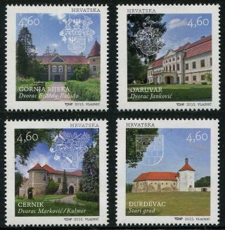 Herrickstamp Issues Croatia Castles 2015 Stamps