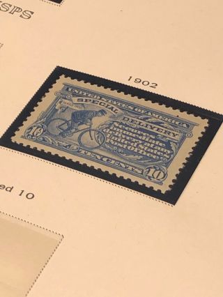 Scott Album Page US Postage Stamp Lot / / / Never Hinged / 1884 - 1917 8