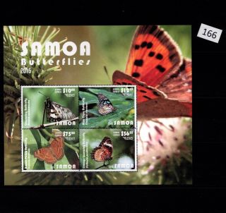 /// Samoa - Mnh - Nature - Butterflies - Plants - 2015