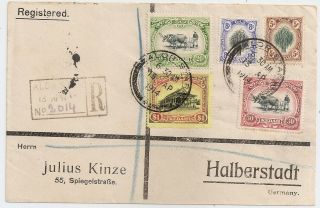 1914 Malaya Kedah To Germany Cover,  First Issue Stamps,  $1100.  00