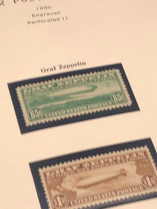 Scott Album Page US Postage Stamp Lot / / / Never Hinged / 1930 3