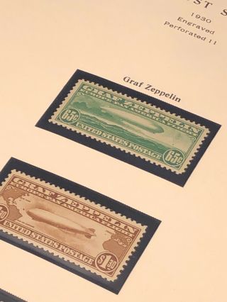 Scott Album Page US Postage Stamp Lot / / / Never Hinged / 1930 7