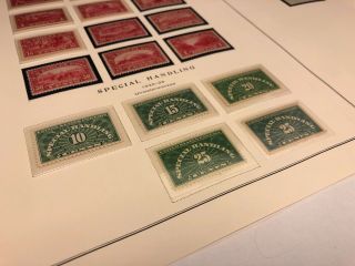 Scott Album Page US Postage Stamp Lot / / / Never Hinged / 1912 - 1929 3