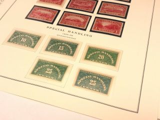 Scott Album Page US Postage Stamp Lot / / / Never Hinged / 1912 - 1929 6
