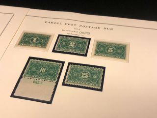 Scott Album Page US Postage Stamp Lot / / / Never Hinged / 1912 - 1929 7