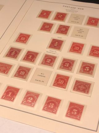 Scott Album Page US Postage Stamp Lot / / / Never Hinged / 1914 - 1931 2