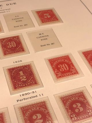 Scott Album Page US Postage Stamp Lot / / / Never Hinged / 1914 - 1931 6