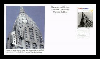 Dr Jim Stamps Us Chrysler Building Modern Architecture Masterwork Fdc Cover