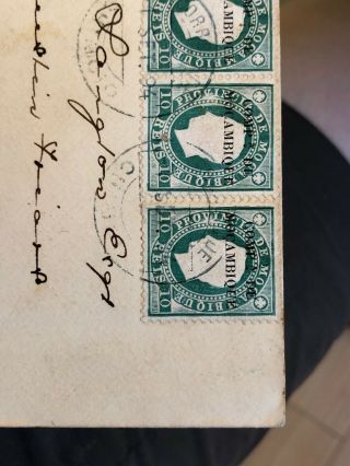 2 1890’s Portuguese Colonial Mozambique Postal Covers To London (1 Registered) 11