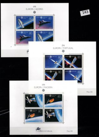 /// Portugal - Mnh - Europa Cept 1991 - Space - Spaceships - Moon