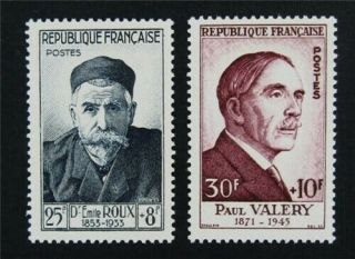 Nystamps France Stamp B289 - B290 Og H $52