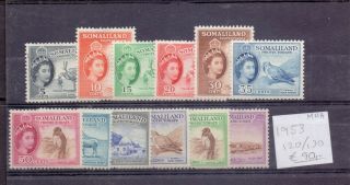 Somalia 1953.  Mnh Stamp.  Yt 120/130.  €90.  00