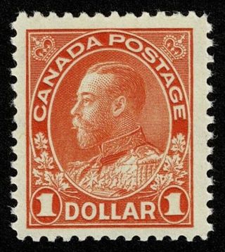 Canada Stamp Scott 122 $1 King George V Admiral Issue 1922 Nh Og $240
