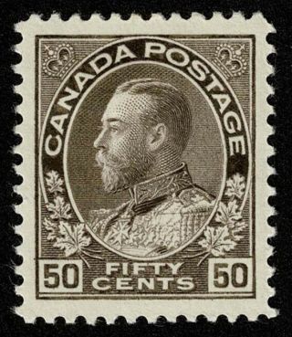 Canada Stamp Scott 120 50c King George V Admiral Issue 1922 H Og