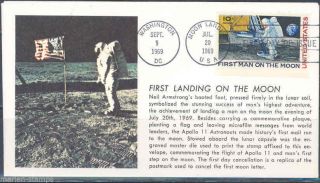 United States Moonlanding Cacheted First Day Cover