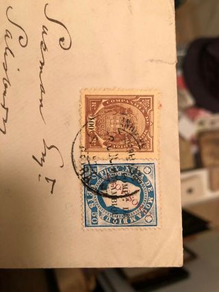2 1890’s Portuguese Colonial Mozambique Postal Covers To Mashonaland 5