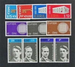 Nystamps British Ireland Stamp 242//287a Og Nh $31