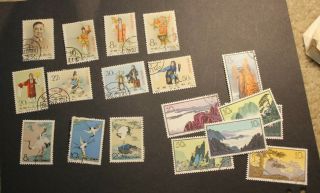 China 1962 C94 Mei Lanfang Stamp Set & S57 Part Set Crane