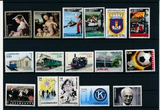 D002194 Luxembourg Selection Of Mnh Stamps Face Value In €