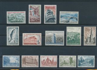 Lk76309 Luxembourg Monuments Buildings Fine Lot Mnh