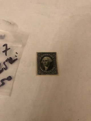 17 12 Cents Washington Us Stamp Scott Value $6250