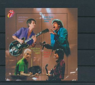 Lk75862 Austria 2003 Rolling Stones Rock Music Fp Good Sheet Mnh