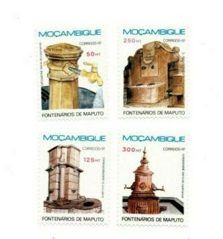Special Lot Mozambique 1991 1146 - 9 - Maputo Fountains - 40 Sets Of 4v - Mnh