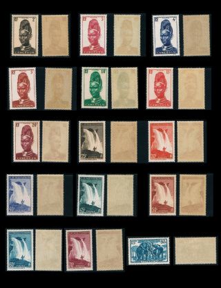 Cameroon Stamps,  1939 - 40 Pictures Of Cameroon 126 - 155,  Scott 225 - 254 Mnh & Mlh