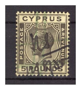 Cyprus: Good 5 Pounds Michel 107 Fiscally,  Cv: 320 Euro