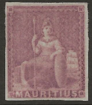 Mauritius 1859 (9d) Dull Magenta A Lovely Fresh - 10006