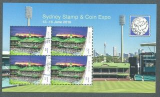 Australia - Sydney Stamp & Coin Expo Min Sheet 2019 - Cto - Fine