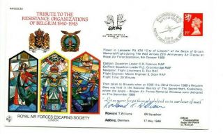 1989 Rafes Sc40 Cover - Tribute To The Resistance Organisations Of Belgium
