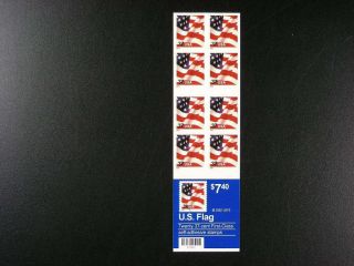 Us Scott 3636c Booklet Pane Of 20 Flag 37c Stamps Never Folded S30