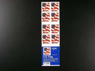 Us Scott 3636c Booklet Pane Of 20 Flag 37c Stamps Never Folded S29