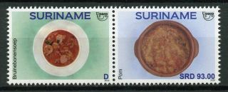 Suriname 2019 Mnh Traditional Foods Upaep 2v Set Gastronomy Cultures Stamps