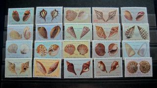 Angola Stamp,  1974 Seashells Set Mnh