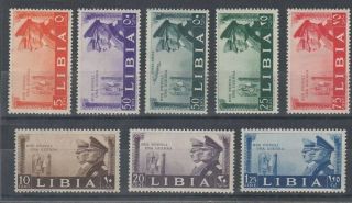Libya 1941 Berlin - Rome Axis Set (x8) (id:839/d57447)
