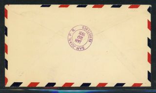 Nicaragua Postal History: LOT 90 1931 (JAN) FFC MANAGUA - SAN JUAN Via HAITI $$ 2
