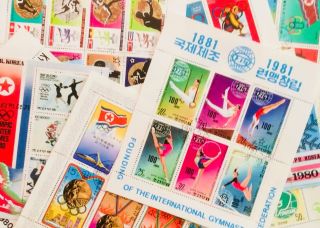 Big Sport Olympics Gift Pack 12 Souvenir Mini Sheets Thematic Stamps 02240718