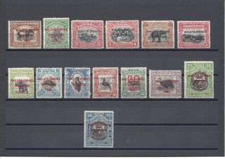 North Borneo 1922 Sg 253/75 Cat £225