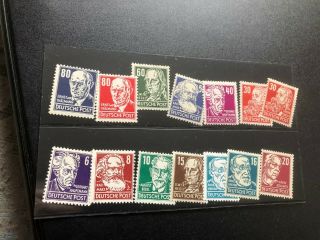 Germany Classic Stamps On Card Mhog Hv Bb5060