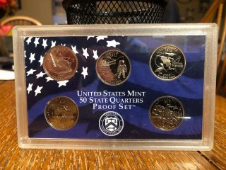 U.  S.  2002 State Quarter Proof Set.  No Box