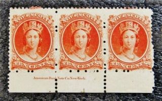 Nystamps Canada Nova Scotia Stamp 12 Og Nh $80