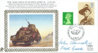 World War Ii War Ends In North Africa V.  C.  Signed Cover (l74)