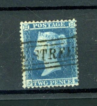 Gb 1854/58 2d Blue Star (sg 23) With Scottish Local Postmark (s484)