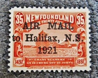 Nystamps Canada Newfoundland Stamp C3b Og Nh $180