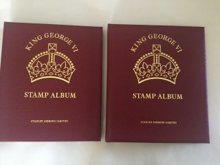 King George VI Set Four Crown Albums Complete,  Slip Cases 3
