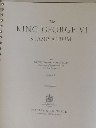 King George VI Set Four Crown Albums Complete,  Slip Cases 7