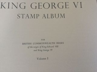 King George VI Set Four Crown Albums Complete,  Slip Cases 8