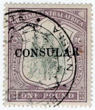 (i.  B) Rhodesia/british Central Africa Revenue : Consular £1